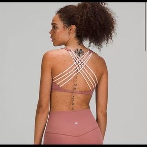 Lululemon Free to Be Wild Bra in Spiced Chai/Pink Mist Size 6